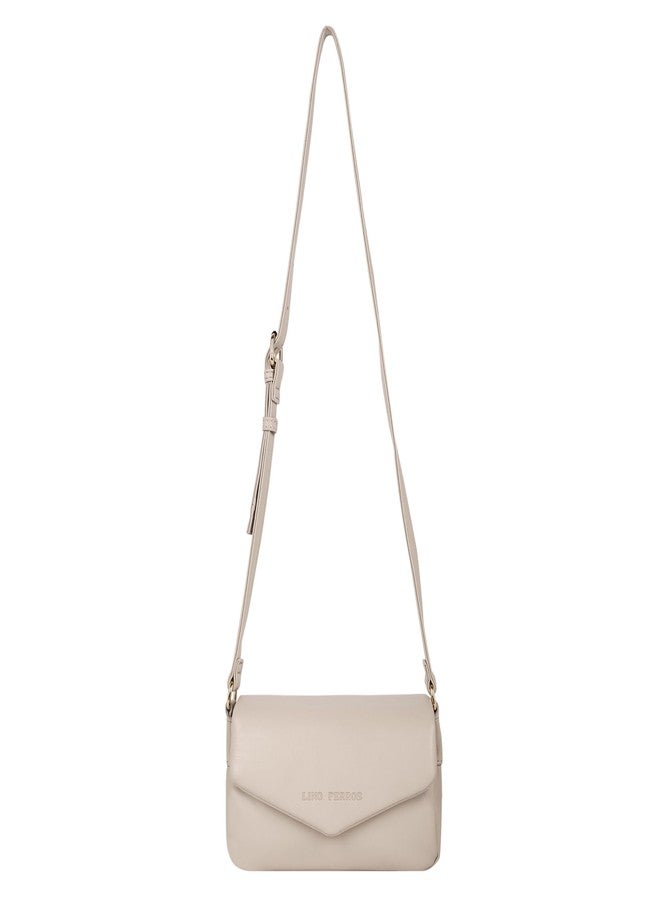 Lino Perros Womens Beige Hand Bag - Image 1